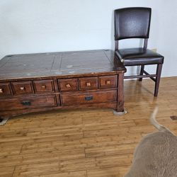 Coffee Table and Chair