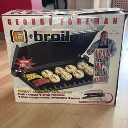 George Forman G+broil Lean Mean Fat Grilling Machine 