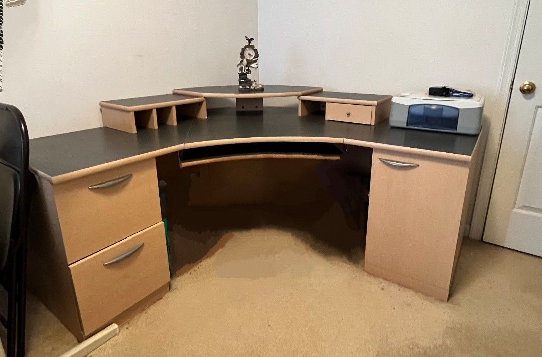 Sturdy L Shape Table