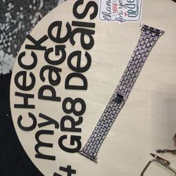 BAND ONLY Dsytom Bing Band Compatible with Apple Watch Band