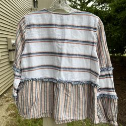 American Eagle Outfitters Long Sleeve Boho Blouse