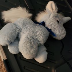 Small Blue Unicorn Stuffed Animal 