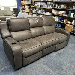 Fabric sofa recliner