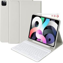 Keyboard Case for iPad Air 11 inch 2024 (M2) & iPad Pro 11 inch (4th/3rd/2nd/1st) Gen 2022, iPad Air 5th&4th Generation Case with Keyboard