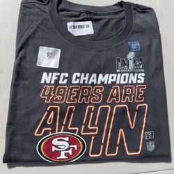New Woman’s Nike San Francisco 49ers T Shirt Size Large 