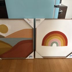 18”x18” Wall Artwork (Modern/Bohemian)