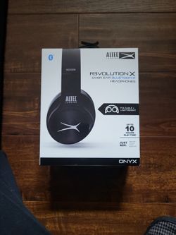 Altec Lansing R3volution X Wireless Bluetooth Headphones Black MZX009-BLK ONYX