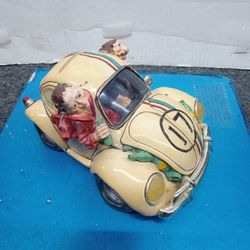Vintage Volkswagen beetle 17 piggy bank