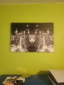 Chicago Skyline Canvas Poster