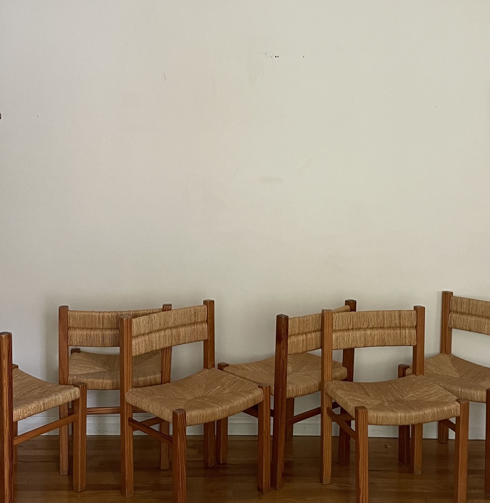 Vintage French Mid Century Dining Chairs
