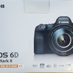 Canon 6D mark 2 Full-Frame DSLR Camera with a 50mm f1.4 lens and accessories 