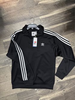 Adidas Funnel Neck Track Top 1/4 Zip Night Indigo Pullover Jacket Men's Colors available ⚫️🔵 