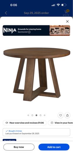 Better Homes and Garden Ezra dining table