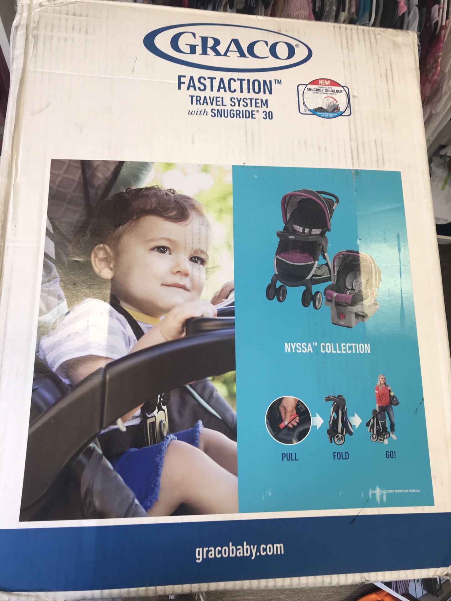 Graco fastaction stroller and infant car seat