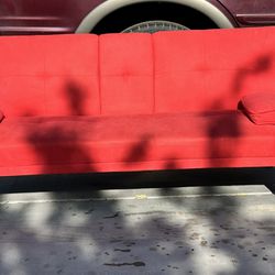 Red Futon Couch