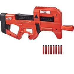 Nerf Fortnite Compact SMG Motorized Blaster, Ultra Red Wrap Design, 8-Dart Internal Clip, 8 Elite Foam Darts, Electric Semi Auto Fortnite Toy Blaster