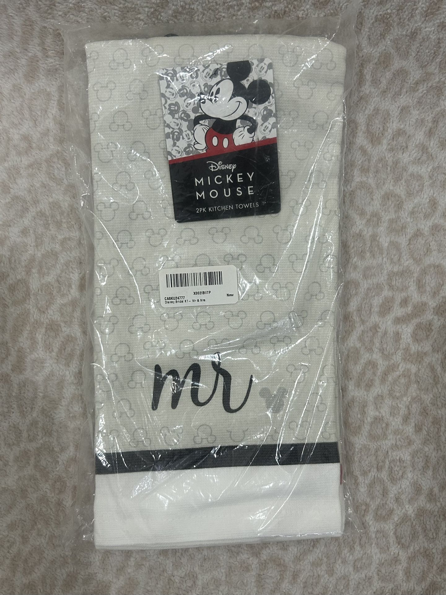 Disney Wedding Dish Towels