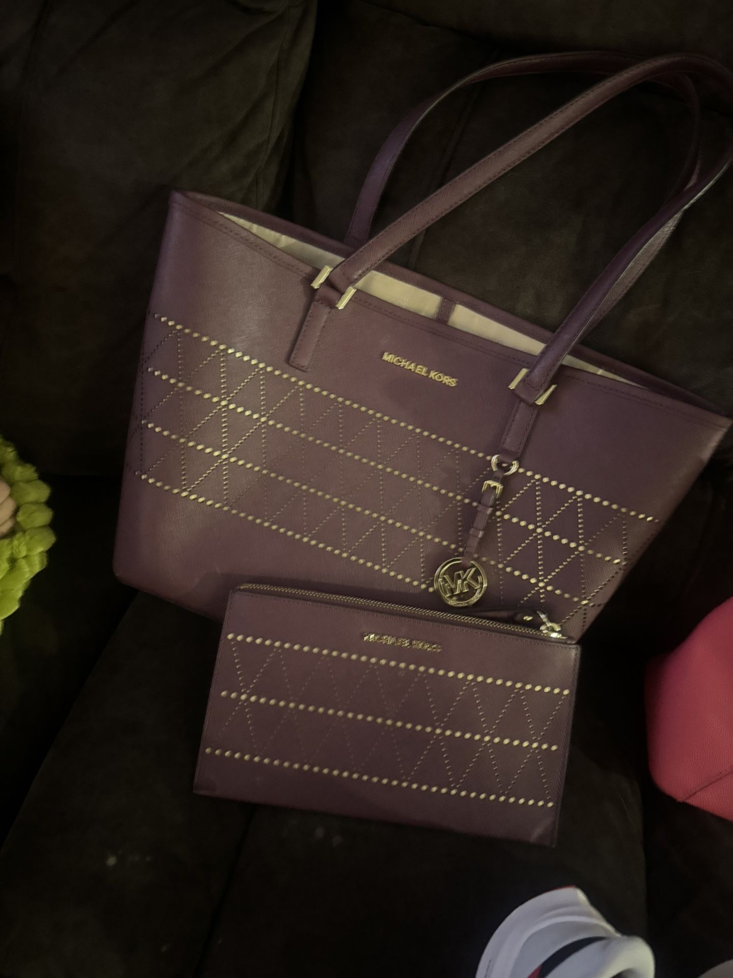 MK Purse & Wallet Set