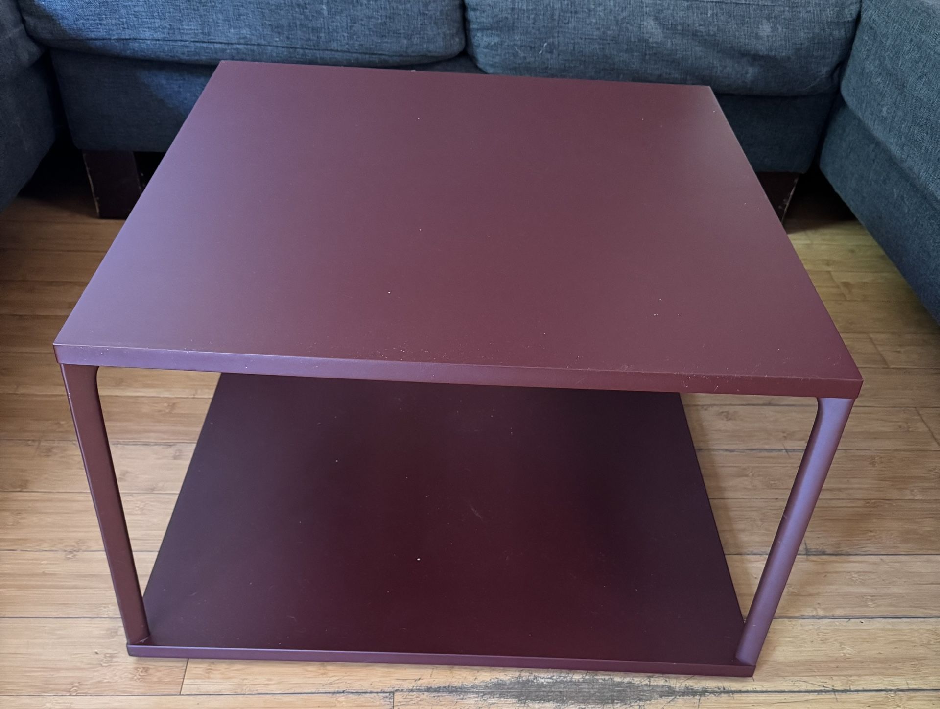Design Within reach Authentic Coffee Table Burgundy  