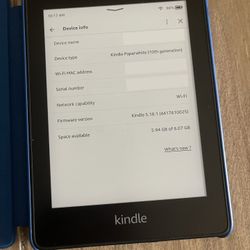 Kindle Paperwhite 10th gen