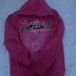 Pink V1 Sp5der Hoodie 1:1