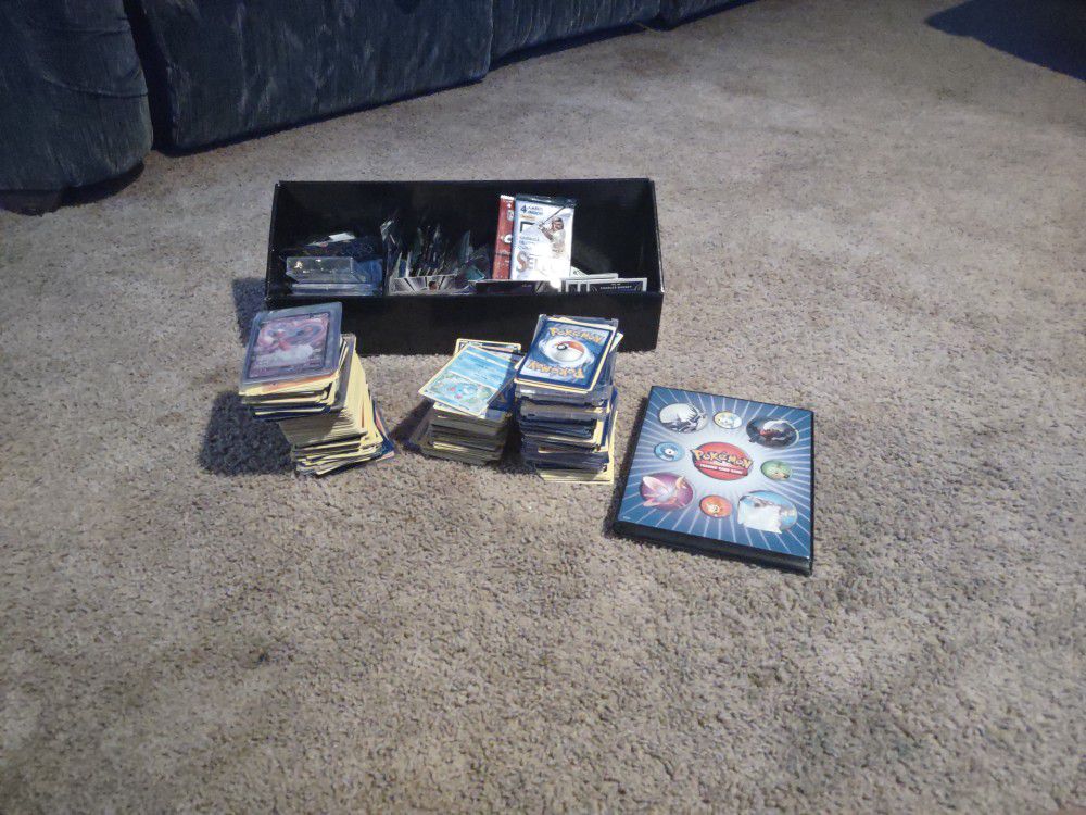Pokemon Cards And Base Ball Cards Brand New And Wnba Cards And A Book Of Pokemon And Football Cards Brand New And Card Cases 