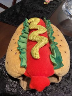Hotdog costume for dogs