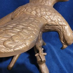 Vintage Brass Eagle Statue