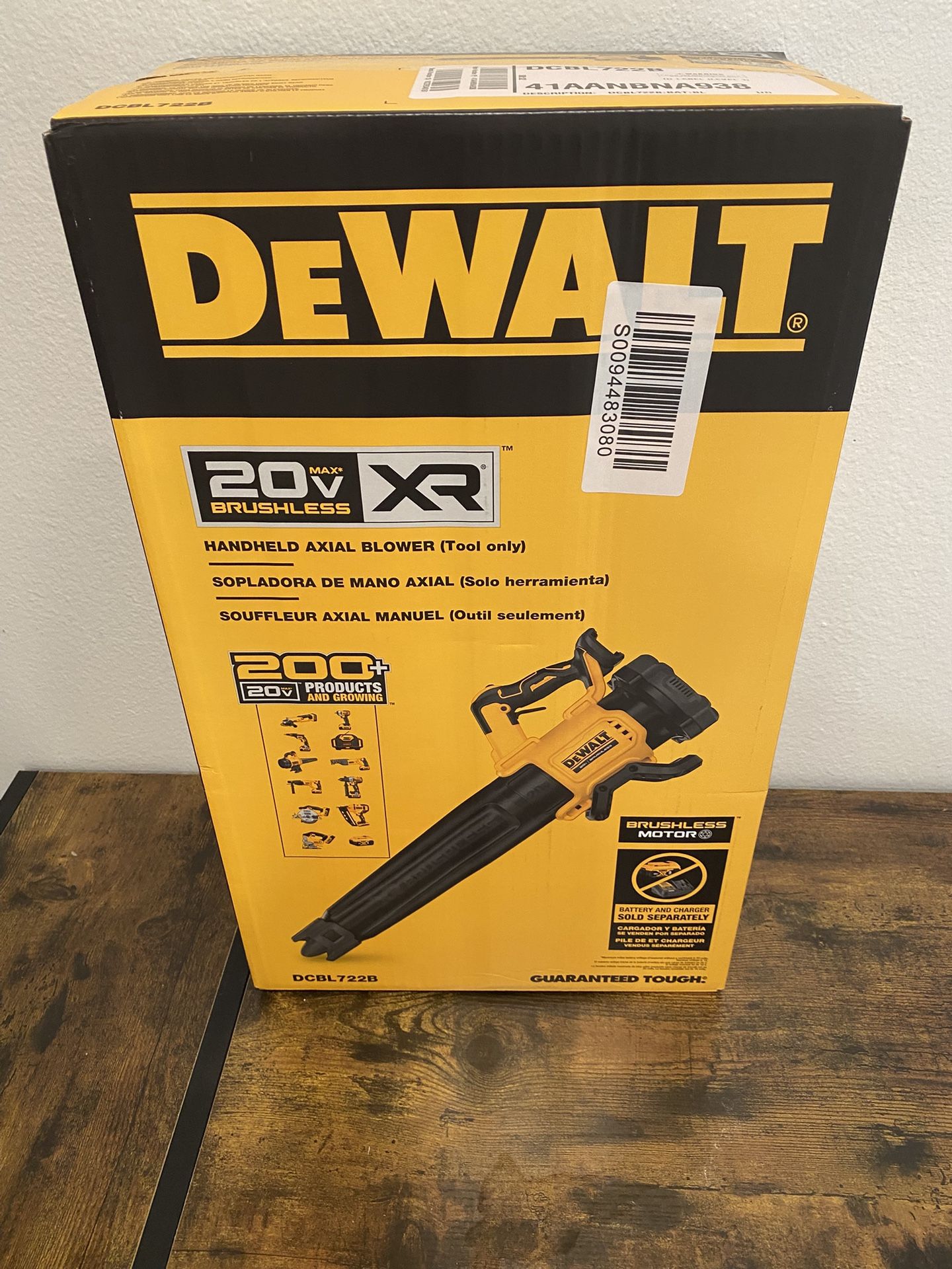 DEWALT - 20V MAX 125 MPH 450 CFM Brushless Cordless Handheld Leaf Blower (Tool Only) DCBL772