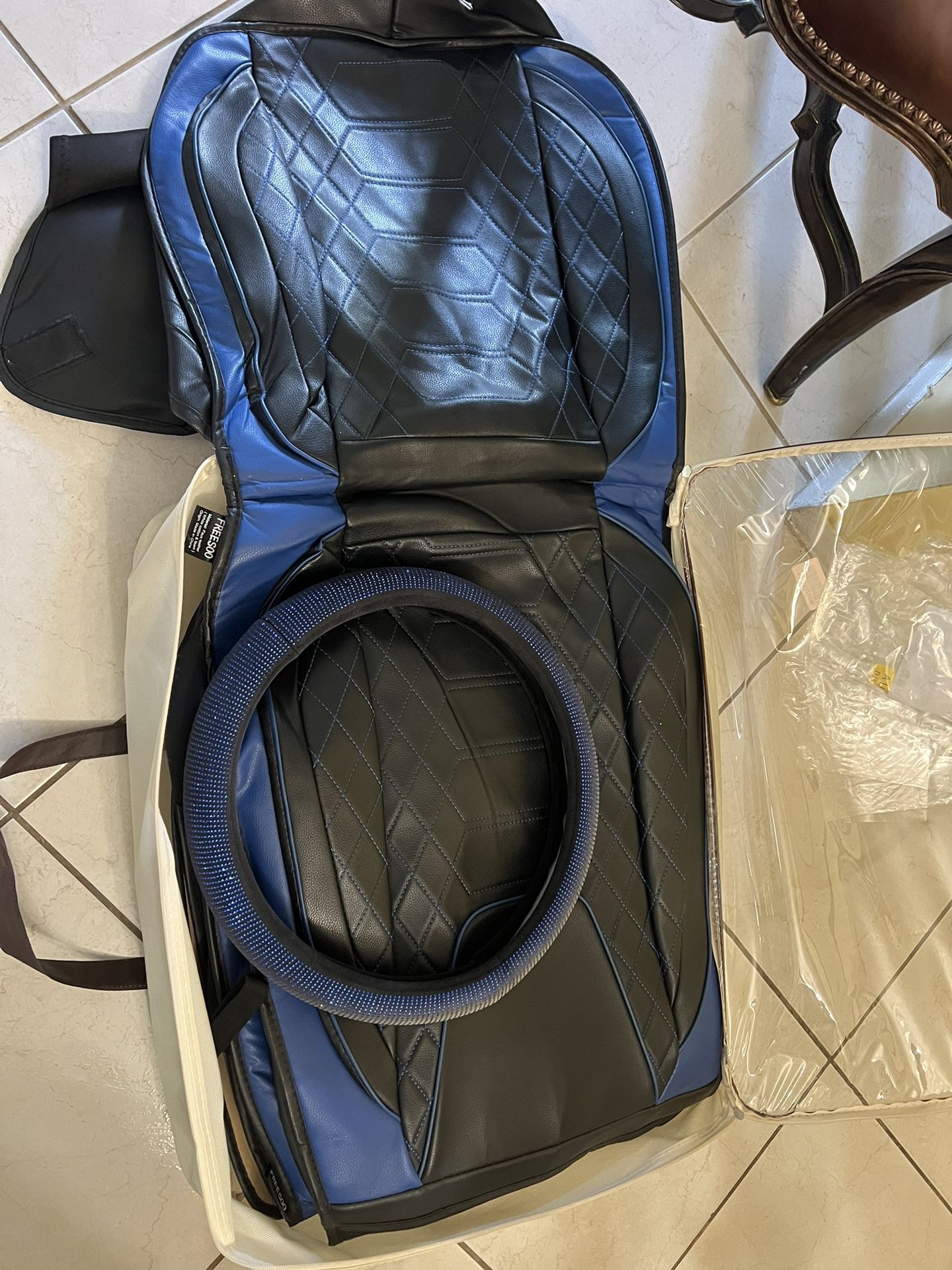Leather Car Seat Covers With Matching Accessories