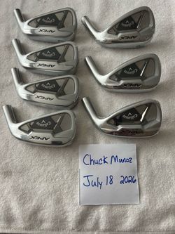 Callaway Apex 21 iron heads.