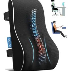 Lumbar Support Pillow for Office Chair, Office Home Essentials,Gifts for Mom,Dad, Back Support Pillow for Car, Chair Cushions,Back Pain Relief Improve