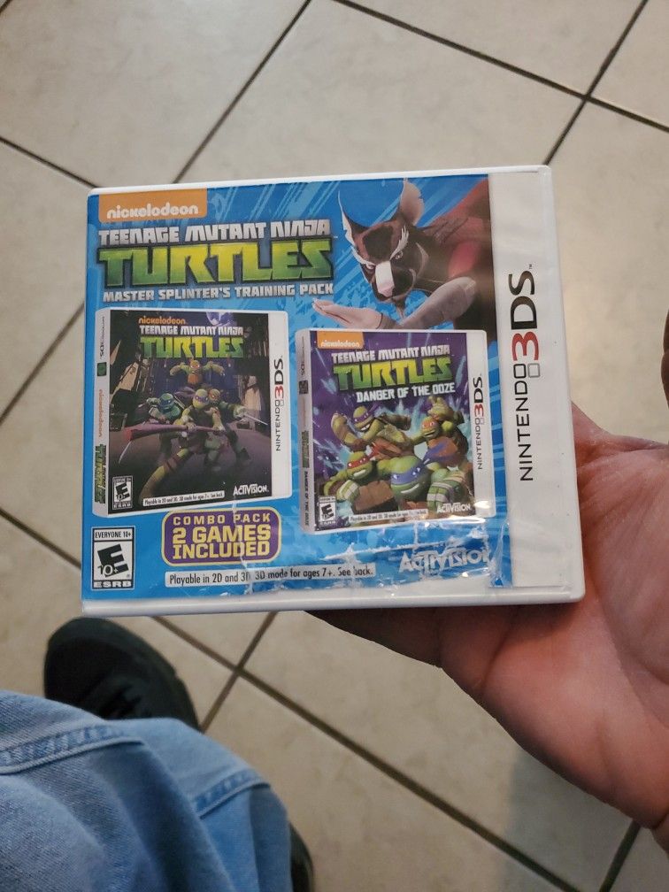 TNMT MASTER SPLINTER NINTENDO 3DS GAME