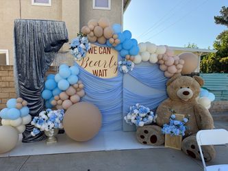 Baby Shower / Baby Boy Party Decorations – Complete Setup