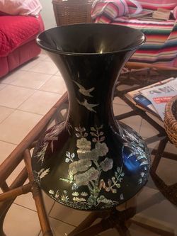 Korean Mother of Pearl Vase