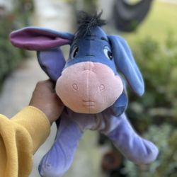 Mattel Fisher Price Vtg 2001 Disney Winnie The Pooh Soft 'N Silly Eeyore 