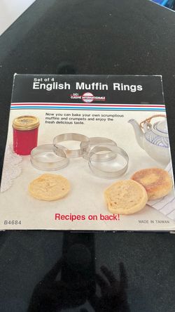 SCI Cuisine Internationale English Muffin Rings Set of 4