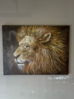 Lion canvas