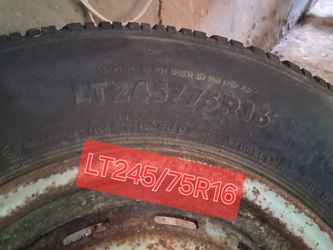 Tire and Rim LT245/75R16