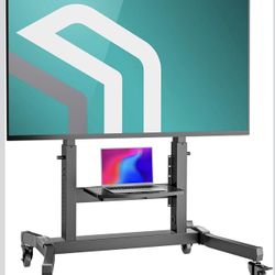 TV Stand Portable Rolling Wheels Outdoors