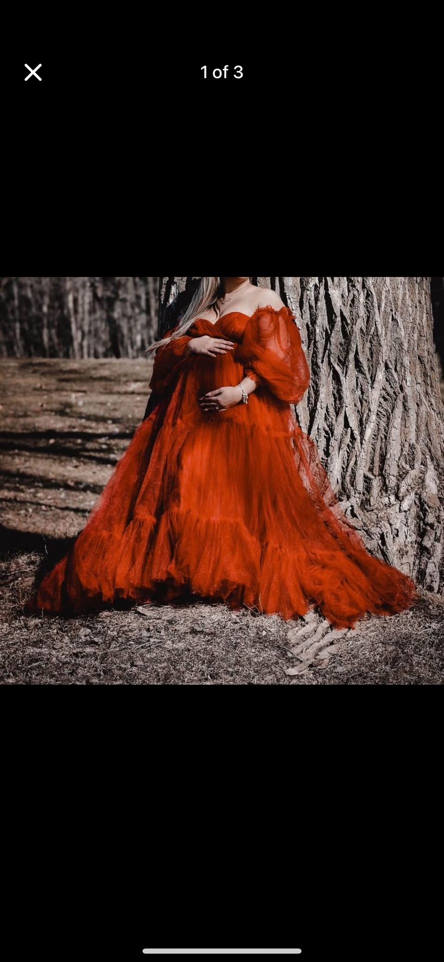 Maternity Photo Shoot Dress