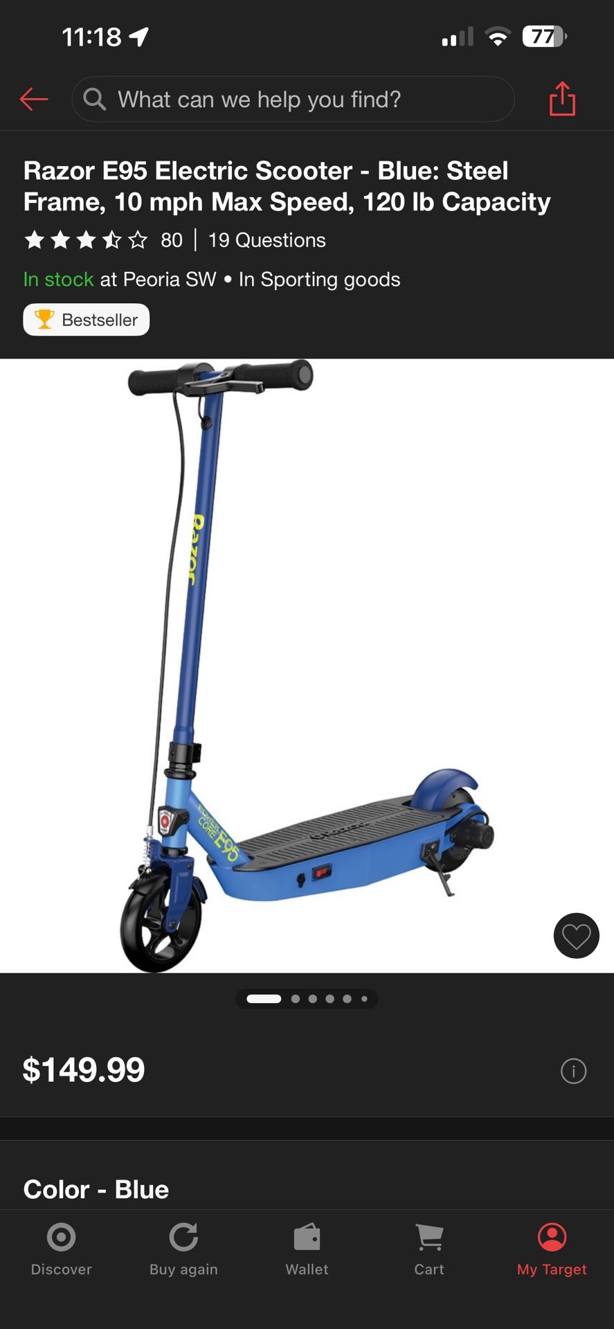 Kids Scooter Electric 