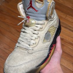 Off - White “Sail” Jordan 5