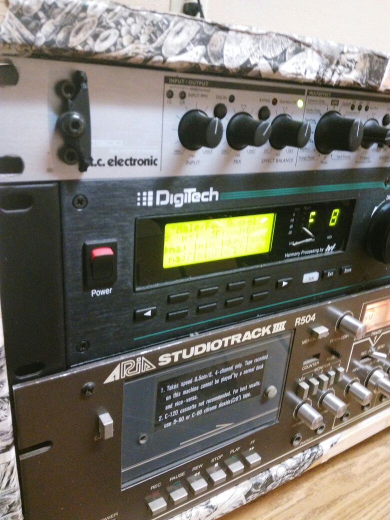 Rack Mount Vocal effects, sound processor, and Studio Tape Recorder for