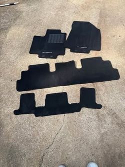 Floor mats for a 2024 Nissan Pathfinder