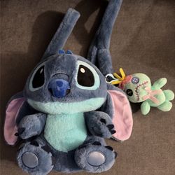 Stitch Zipper Backpack Plushie 