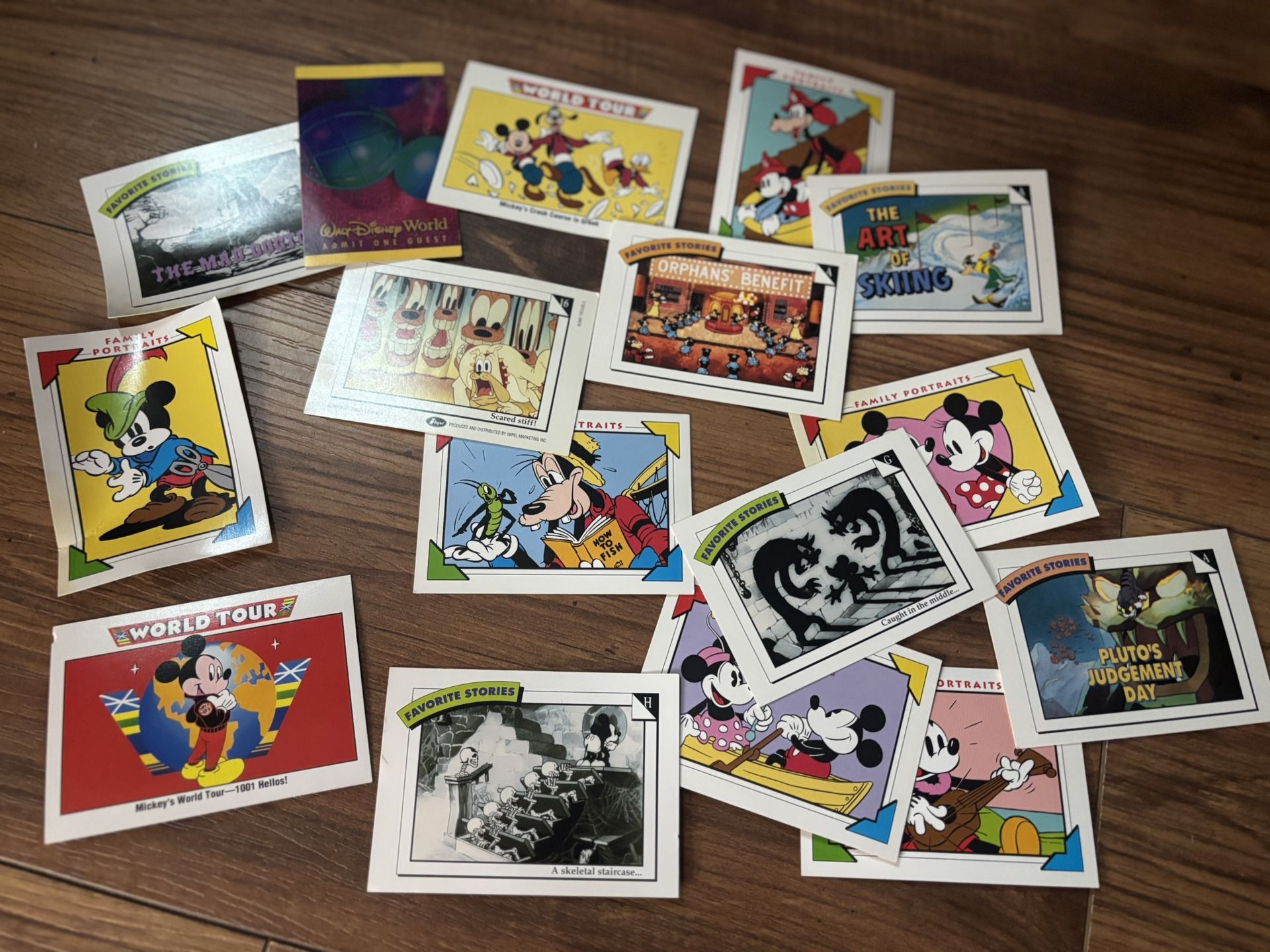 Vintage Disney Trading Cards