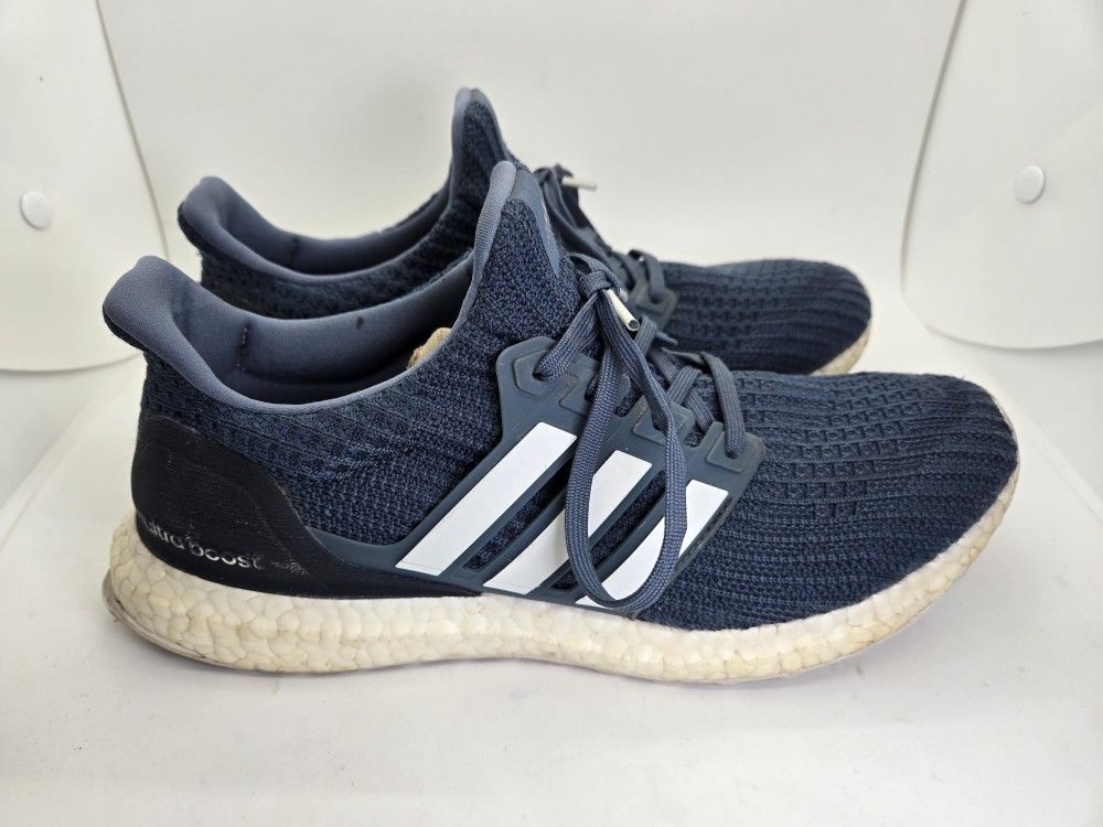 Adidas Ultraboost 4.0 Shoes Men’s 8 Blue Running Athletic Workout Gym Sneakers