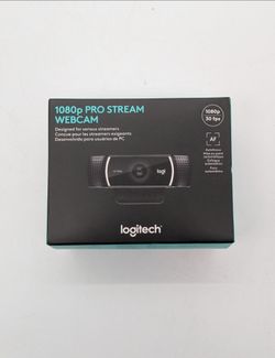 Logitech 1080p Pro Stream Webcam for HD Video Streaming and Recording 10080p 30FPS