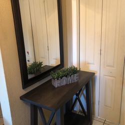 New Mirror And Table Set